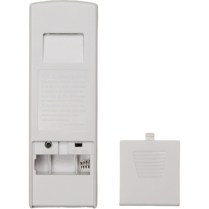 TR258B Ceiling Fan Remote Back