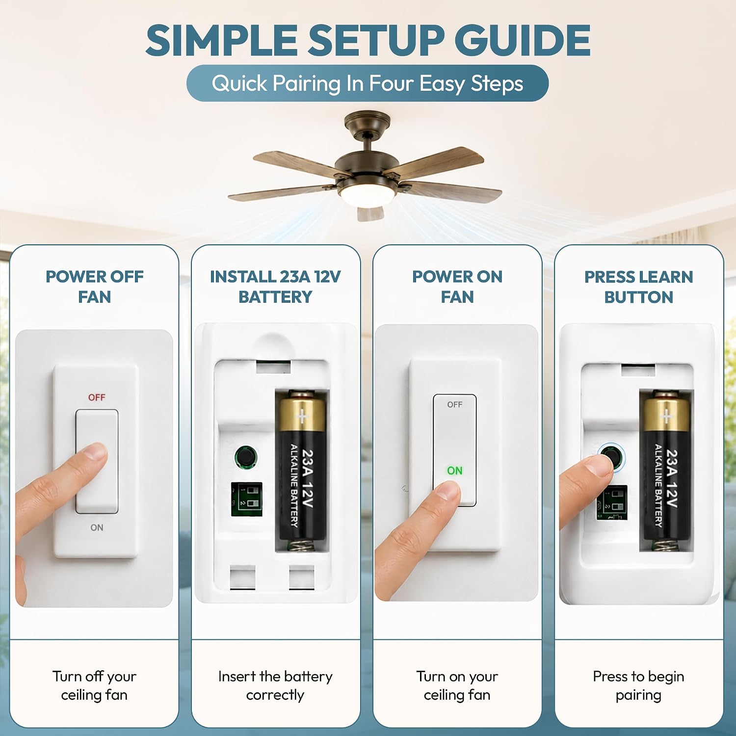 2AWB7-RT36A Fan Remote