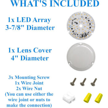 TG44LW3D1RS Fan LED Light Kit